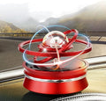 Car Metal Double Ring Best Solar Dashboard Perfume