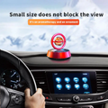 Solar Rotating Double Ring Crystal Ball Car Perfume Diffuser