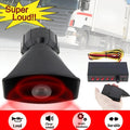 TYPE R 12V 100W High-Quality Car Loud Electronic Horn with 5 Tones for Maximum Sound