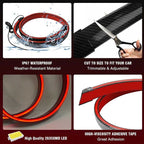 Car Universal Rear Wing Spoiler Light Flexible