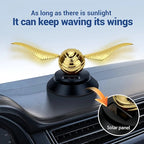 Car Gorgeous Solar Wings Air Freshener for Vehicle Interior Decoration-Car Diffuser for Car Home and Office