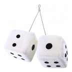 Car Hanging Decor Fuzzy Dice 2 Piece