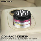 BLACK ODOR Air Freshener Natural Essential Oils Scented Home, and Office Jelly type (180 gm)