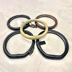 Premium Original Leather Car Steering Cover – Anti-Slip and Stylish Fit