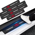 Carbon Fiber Car Door Sill Protectors 4pcs Set– Stylish And Durable Protection for Your Car!