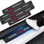 Carbon Fiber Car Door Sill Protectors 4pcs Set– Stylish And Durable Protection for Your Car!