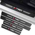 Carbon Fiber Car Door Sill Protectors 4pcs Set– Stylish And Durable Protection for Your Car!