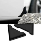 Car Door Corner Protector Black 60x45mm Car Door Corner Edge Guards Anti Opening Collision Scratch Proof Cartoon 2pcs