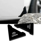 Car Door Corner Protector Black 60x45mm Car Door Corner Edge Guards Anti Opening Collision Scratch Proof Cartoon 2pcs
