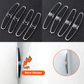 Car Door Guard Car brand Logo With Leather 4 pcs