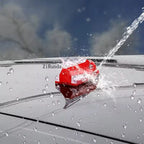Car Shark Fin Antenna with Wind Power LED Light – Modern Design for Better Signal