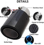 Car Exhaust Muffler Stainless Steel Single pipe