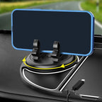 6 in 1 Car Dashboard Non Slip Mobile Mat Mobile Phone Holder, Augot 360° Rotatable Car Anti-Skid Pad