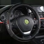 TRD Silicon and Carbon Fiber Leather Car Steering Wheel Cover