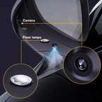 Car Door Welcome Light Angel Wings Dynamic Projector Rearview Mirror Carpet Light