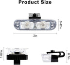 Car LED Strobe Light Wireless Remote Control Strobe grill Light 8 x 2LED 8 in 1 DC12V