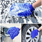 Microfiber Washing Hand Gloves Car Window Dust Cleaning Household Cleaning Kitchen Cleaning