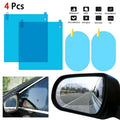 Waterproof Mirror Protector Film Mist 4Pcs | Car Anti Rain Rear View Mirror Clear Film – Crystal Clear Vision at Rainy Weather
