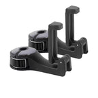 2 in 1 Car Headrest Hook with Phone Holder, Car back Seat Hooks for Purses and Bags, 360° Rotation 1ps