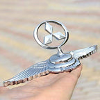 Mitsubishi Car Eagle Bonnet Logo Ornament Bonnet Emblem Sticker for Mitsubishi Cars, Metal