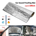 Car Heat and Sound Proofing Insulation Foam – Waterproof & Fire Resistant (140*100 cm))