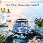 Luxury Solar Rotating Incense Diffuser Creative Car Perfume Decoration 360° Rotation