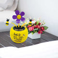 Solar Dancing Flower Nature Shaking Head Toy Doll Dashboard Showpiece