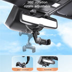 YESIDO Universal Rear View Mirror Phone Holder Mount 360 Degree Rotatable Cell Phone Clip for Car