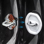 4 pec Universal Car Door Closing Shockproof Silicone Cushion Mute Shock Absorber Protective Covers Car Door Latch