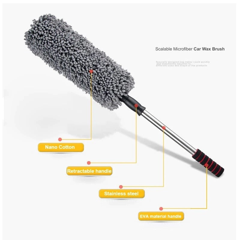 High-Quality Microfiber Car Duster– Multi-Purpose Cleaning for Car Ultra Soft Microfiber & Scratch-Free Cleaning Mix Quality