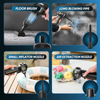 Saker SW-102 Vacuum Cleaner | Powerful 6 in 1 Wireless Vacuum Cleaner for Car