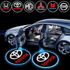 Car Door Logo Projection Light – LED Wireless Door Shadow Light (2 Pcs, Batteries Included)
