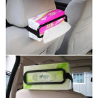Car Sun Visor Seat Back Plastic Tissue Box Holder Paper Napkin Bracket 1ps