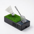 Car cent Solar powered rotating ornament Badminton