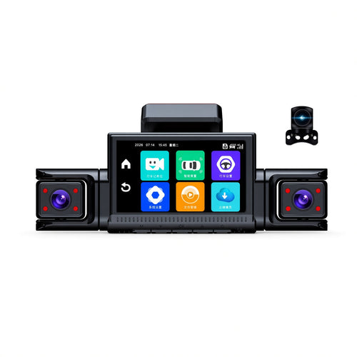 4-Channel 4G Smart Dash Cam System)
