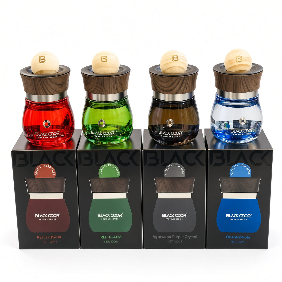 Black Odor BO-41 Car Perfume 120ml – Long Lasting Fresh Fragrance for Car Interior