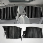 Car Magnetic Window Curtain – Premium Quality Ultimate UV Protection and Adjustable Fit for All Cars 4 Pcs Set