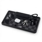 Car Dashboard Mats with Adjustable Parking Number Card – Non-Slip Mobile Holder for Ultimate Organization