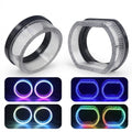 3″ 5D Crystal WRGB LED Angel Eyes For Car Headlight