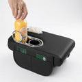 Multifunctional Car Center Console Armrest Tissue Box with Cup Holder – Premium Car Organizer