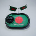 Car Dashboard Non Slip Mat With Number & Flag